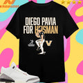 Diego Pavia For Heisman Statue Pose Vanderbilt Commodores Football Shirts