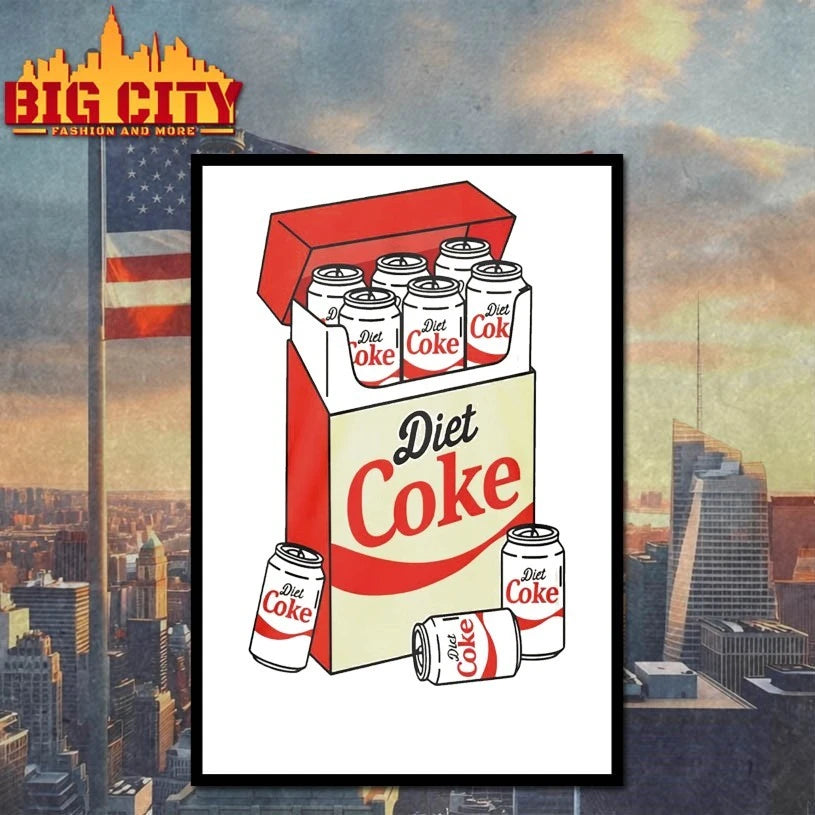 Diet Coke Cigarette Pack Retro Beer shirt