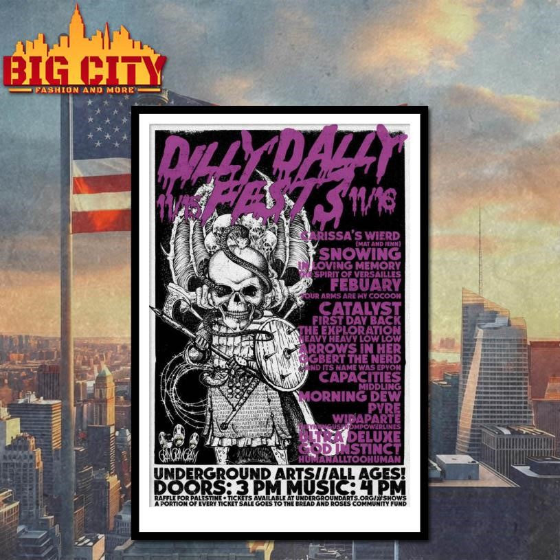 Dilly Dally Fest Nov 15-16 2025 in Philadelphia PA Poster Shirt