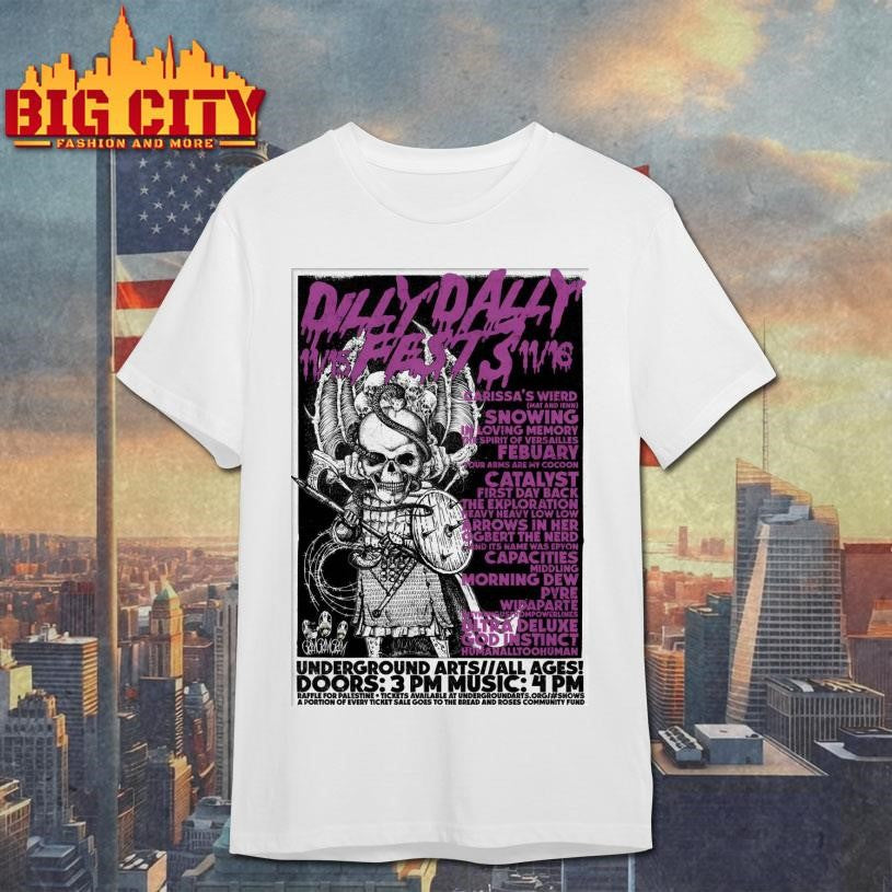 Dilly Dally Fest Nov 15-16 2025 in Philadelphia PA Poster Shirt