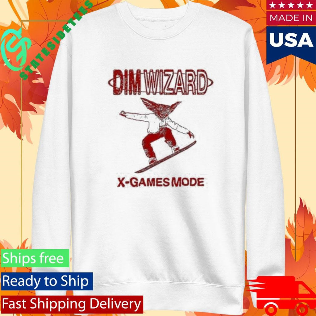 Dim Wizard Bandcamp X-Games Mode Ringer Shirt