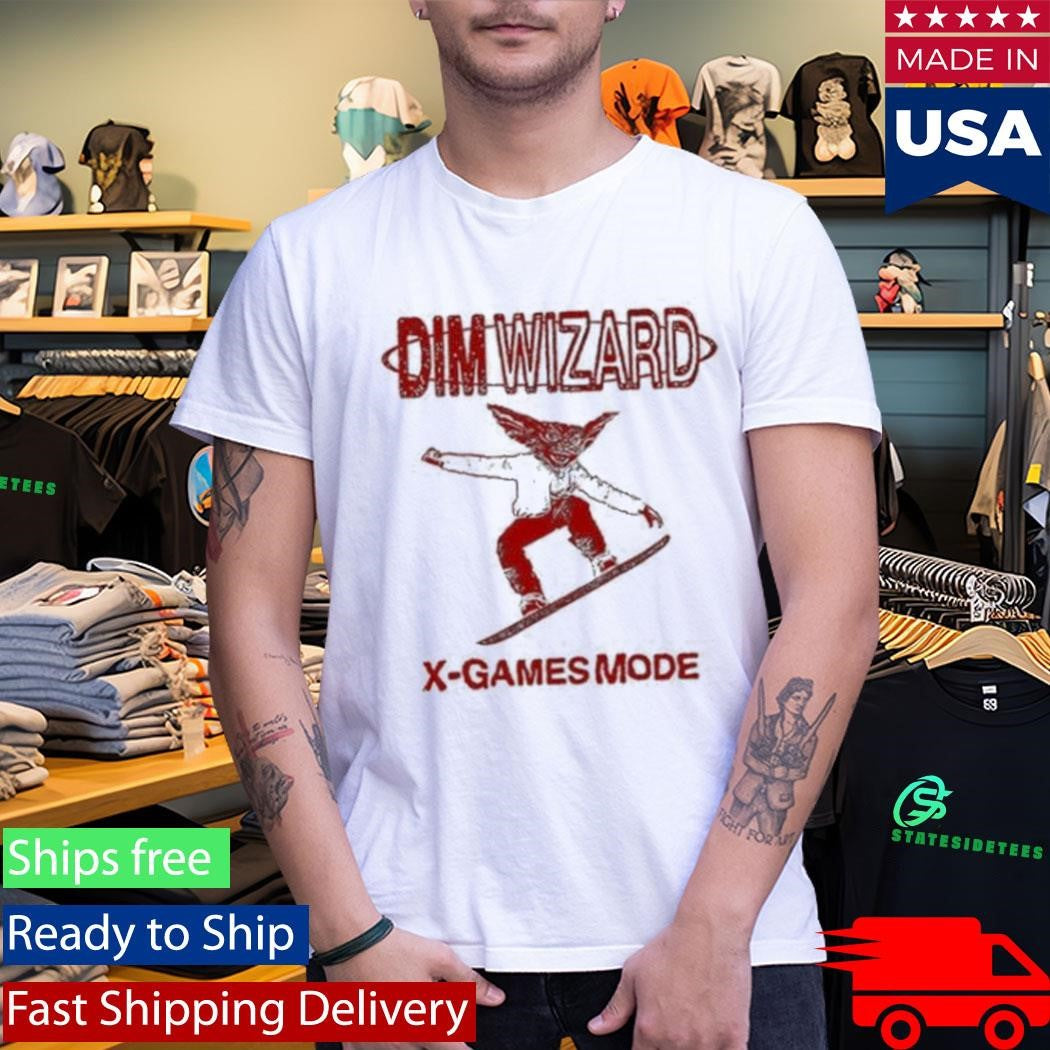Dim Wizard Bandcamp X-Games Mode Ringer Shirt