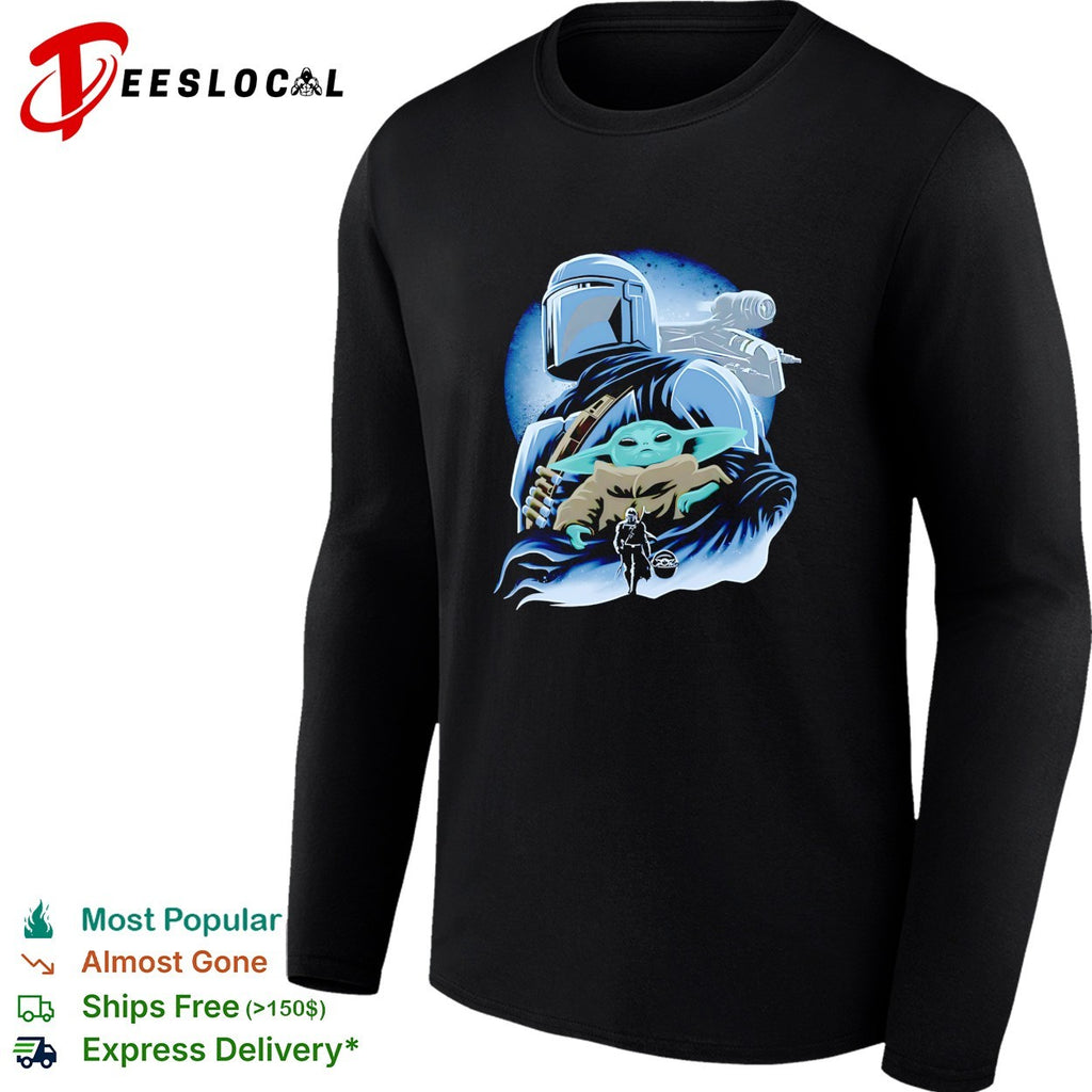 Din Djarin and Grogu Clan Mudhorn graphic shirt