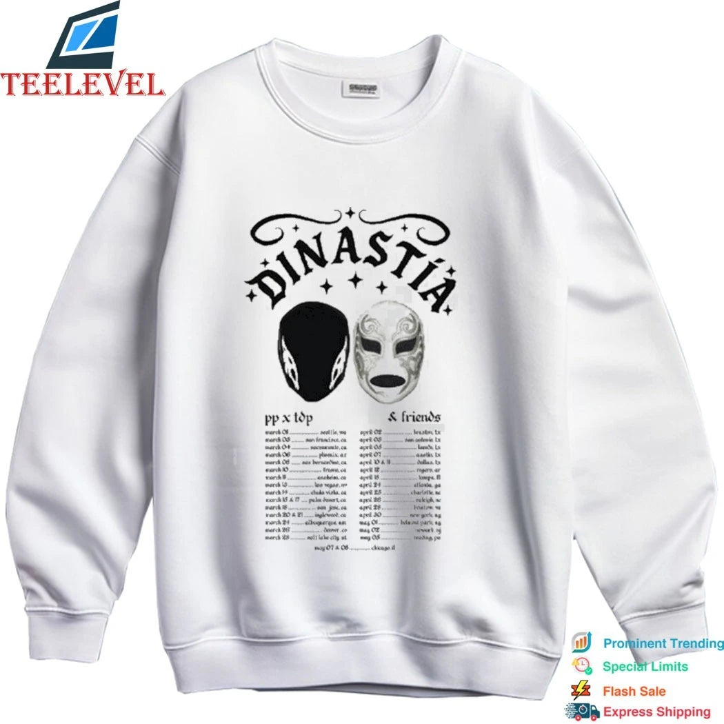DinastÃa Tour 2026 Luchador Dateback Shirts