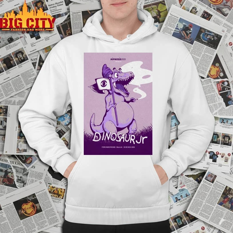 Dinosaur JR. Foro Indierocks! In Mexico City November 3 2025 Poster shirt