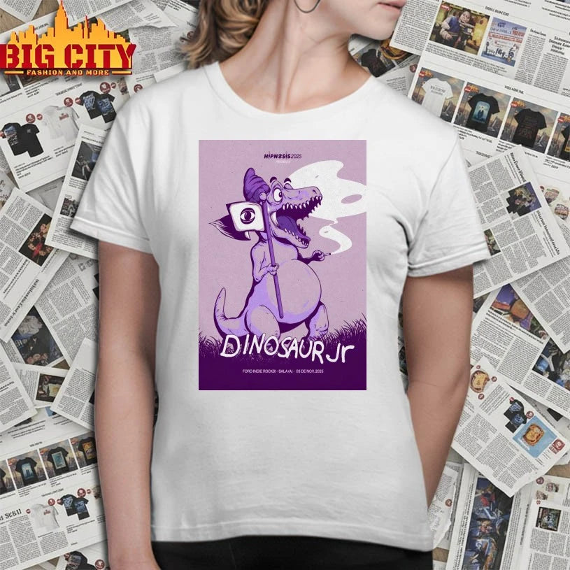 Dinosaur JR. Foro Indierocks! In Mexico City November 3 2025 Poster shirt