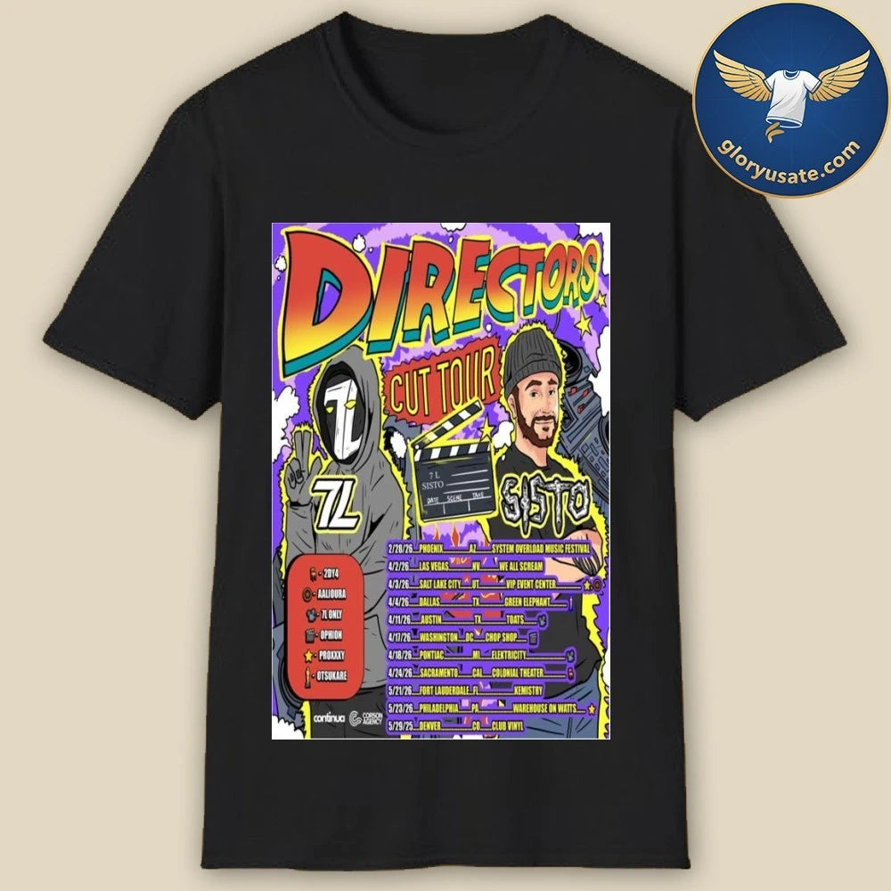 Directors Cut Tour 2026 Poster Shirt