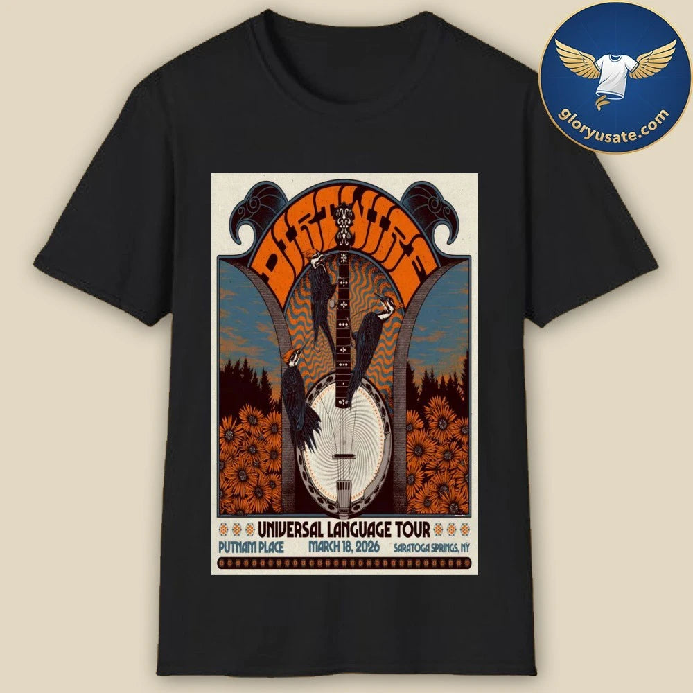 Dirtwire Mar 18 2026 Putnam Place in Saratoga Springs NY Poster Shirt
