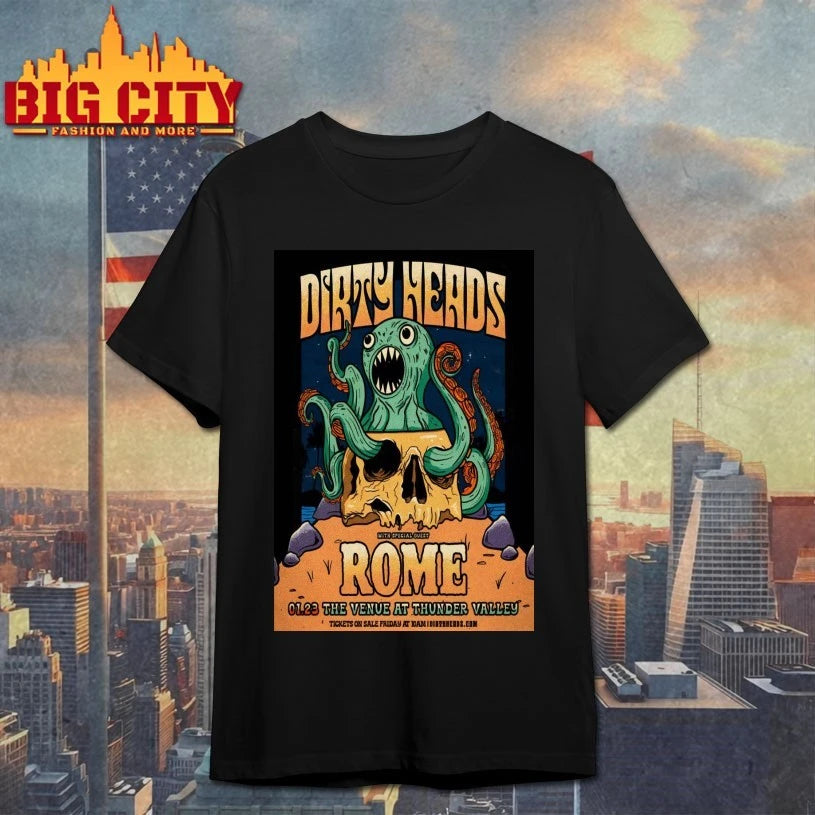 Dirty Heads 1.23.2026 Venue at Thunder Valley Casino Resort in Lincoln CA Poster Shirt