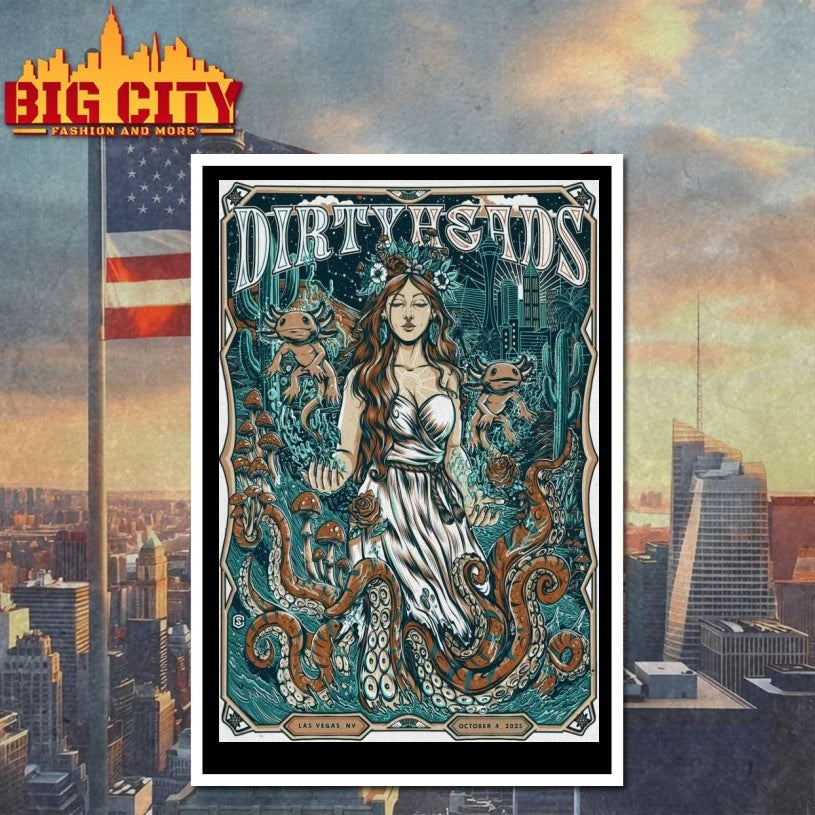 Dirty Heads 10.4.2025 Las Vegas NV Poster shirt