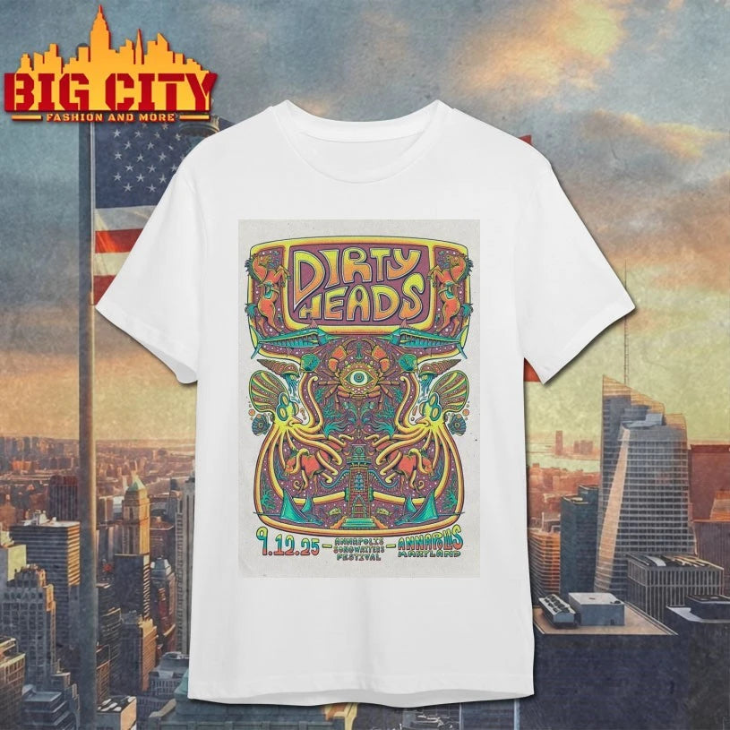 Dirty Heads Sep 12 2025 Calvert Street Stage In Annapolis MD Poster shirt
