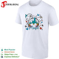 Disney Magic castle Mickey Mouse silhouette fireworks illustration graphic shirt