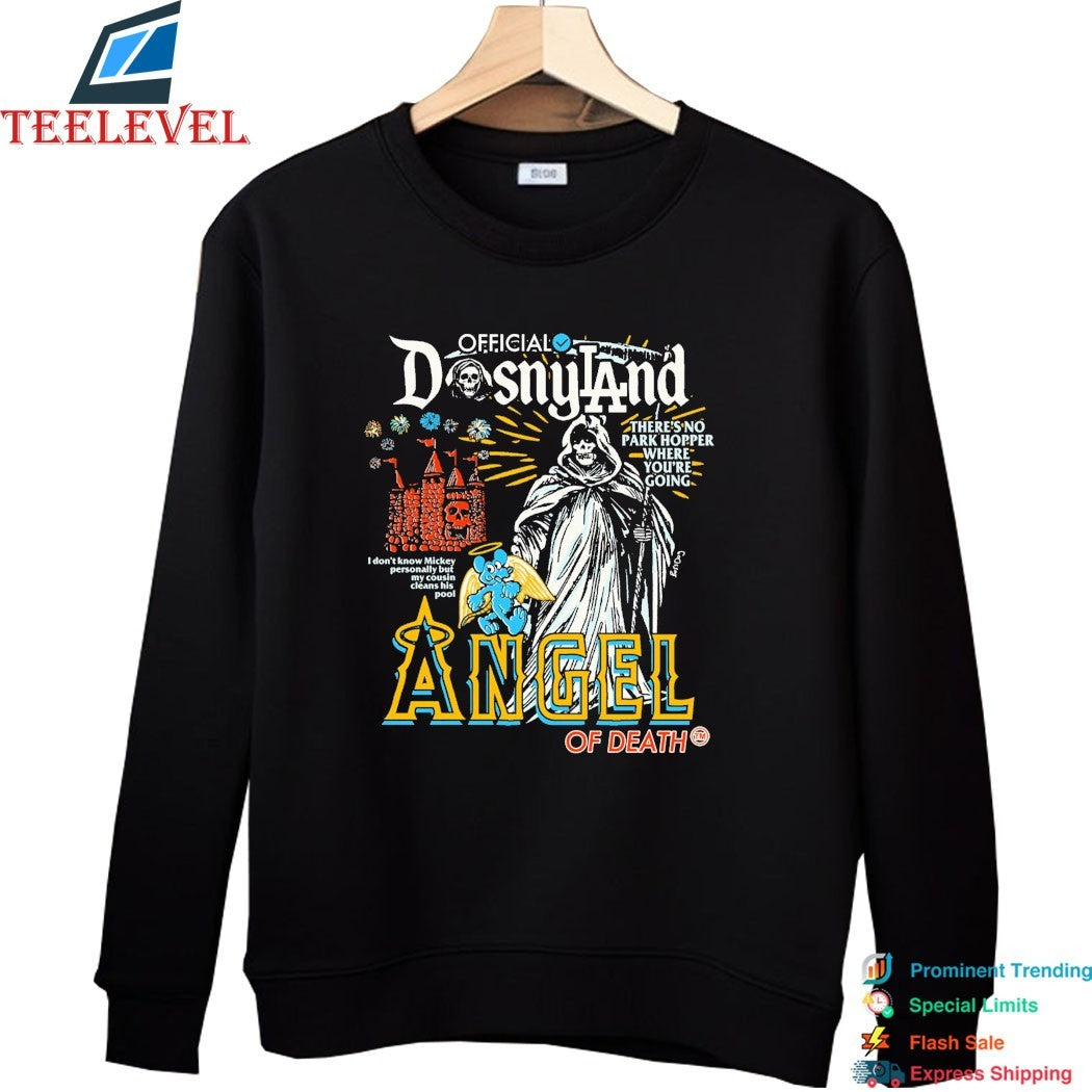 Disnyland There’s No Park Hopper Where You’re Going Angel Of Death T-shirts