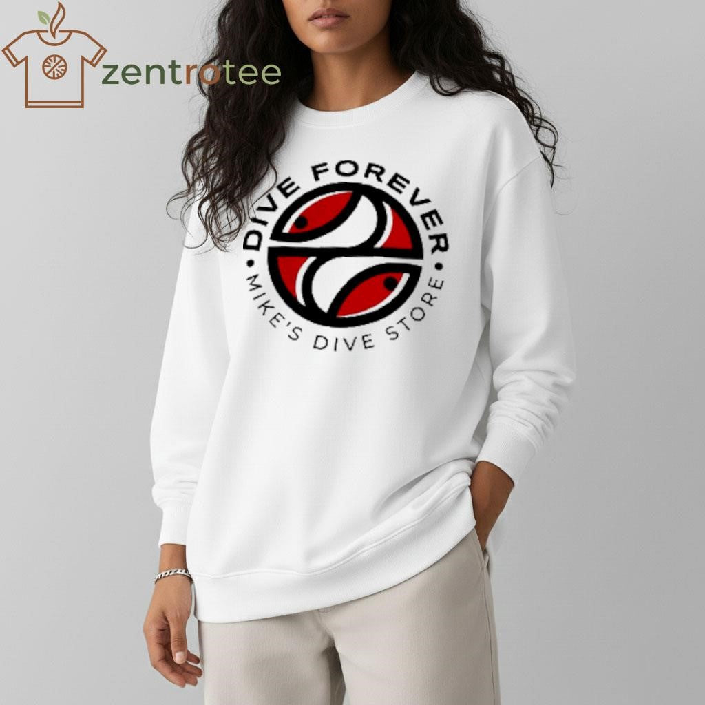 Dive Forever Organic Embroidered circle shirt