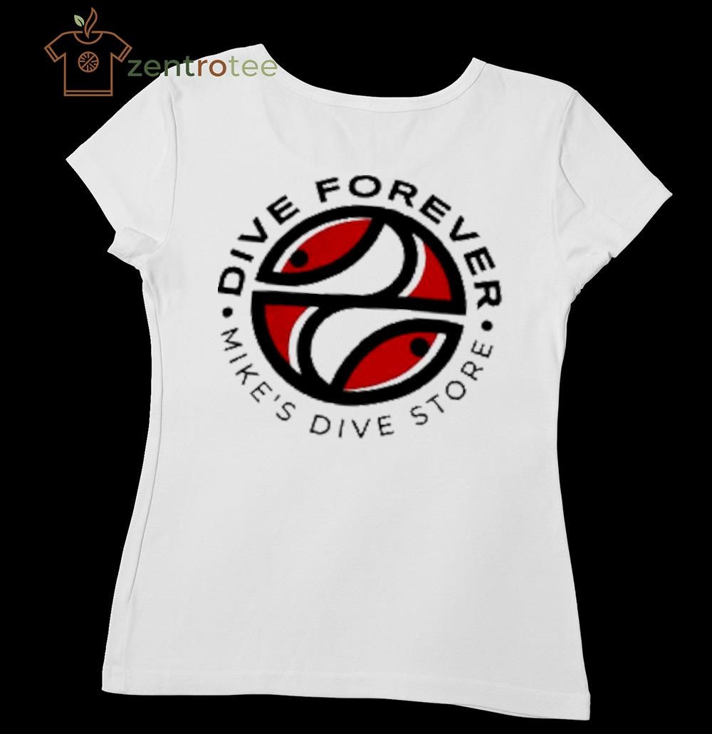 Dive Forever Organic Embroidered circle t-shirt