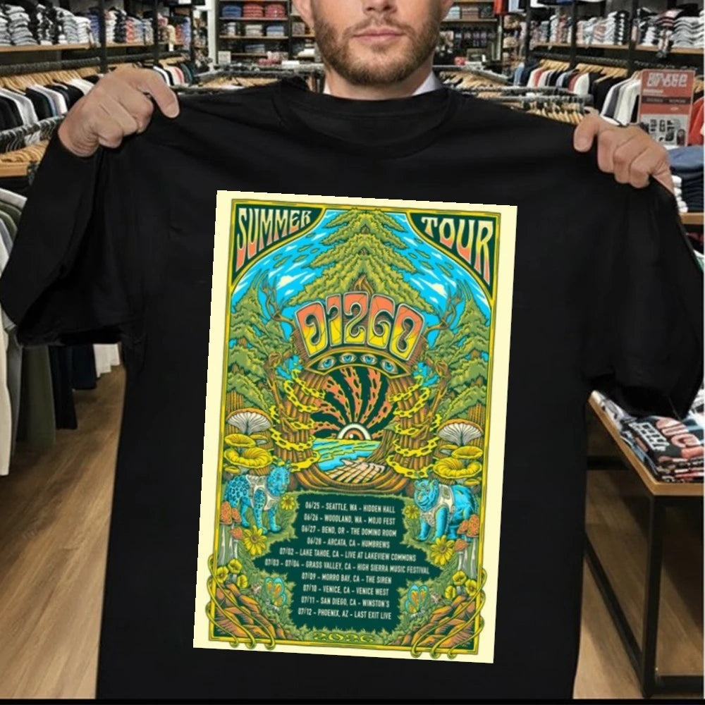 Dizgo Summer Tour 2026 Poster Shirt