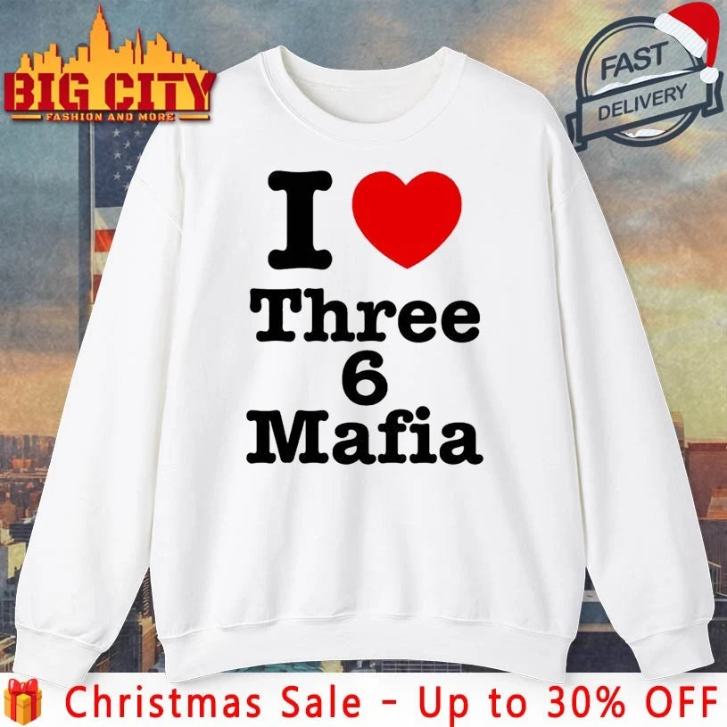 Dj Paul Kom I Love Three 6 Mafia shirt
