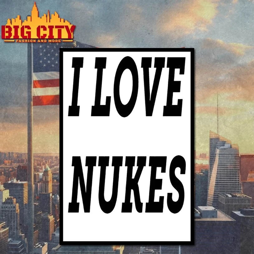 Dj Smokey Wearing I Love Nukes Dj Smokey Shirt
