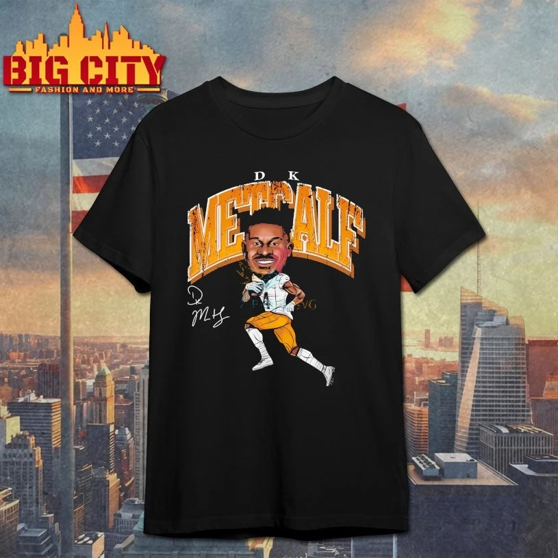 Dk Metcalf Pittsburgh Cartoon Football Shirt