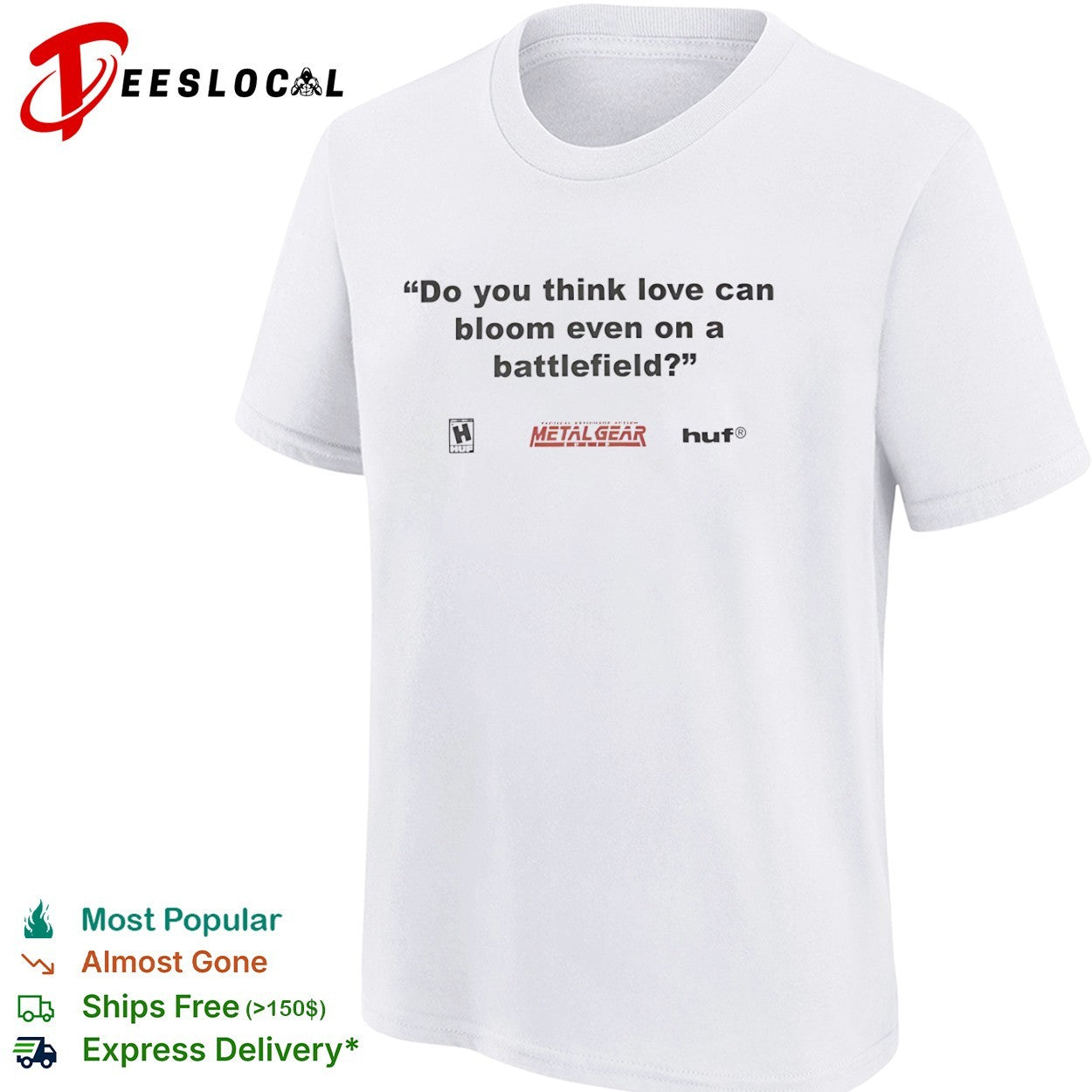 Do you think love can bloom even on a battlefield shirt