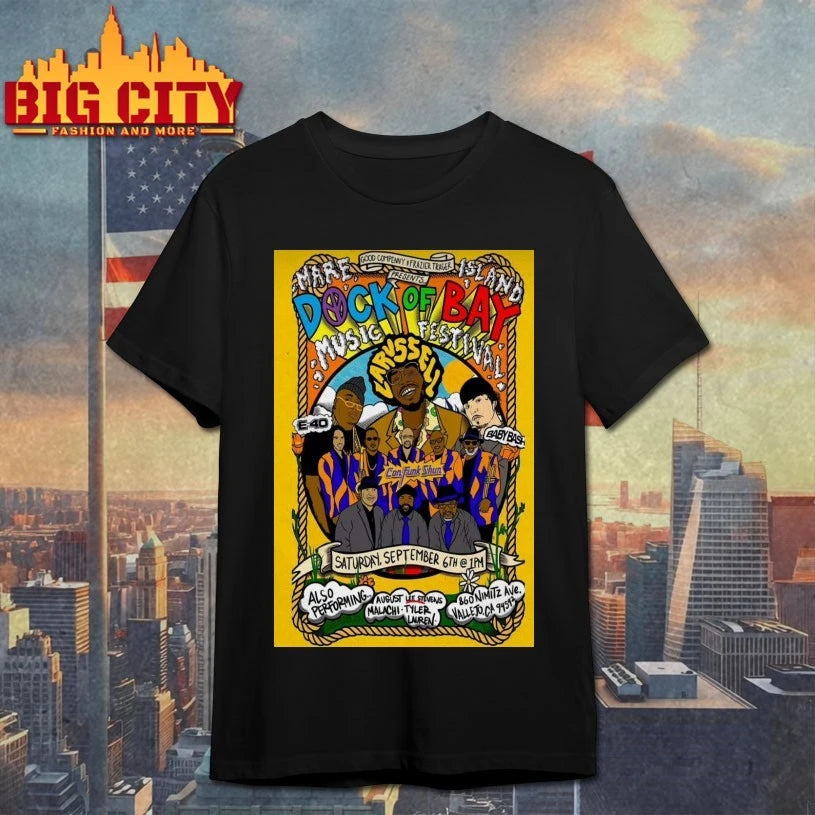Dock Of Bay Music Festival 2025 Poster Shirt