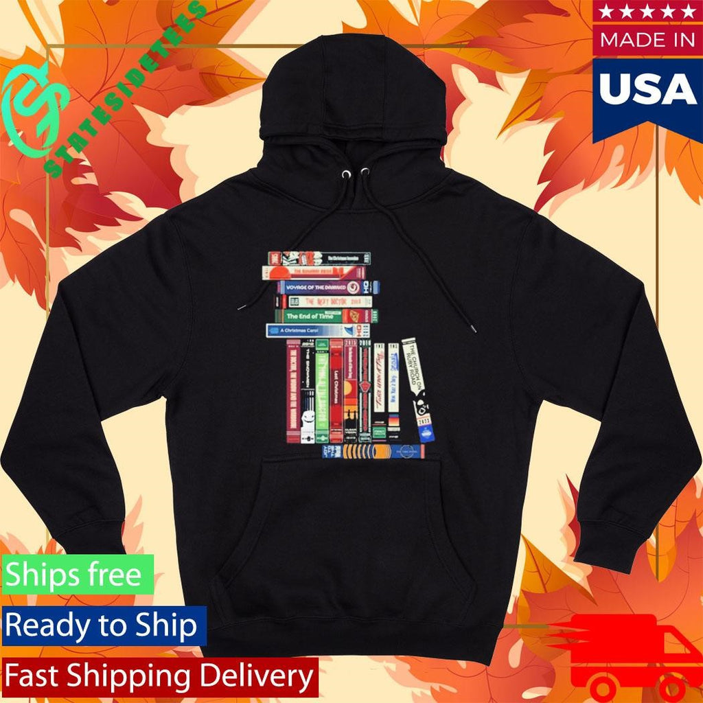 Doctor Who Crewneck Sweatshirt Festive VHS Collection Shirt