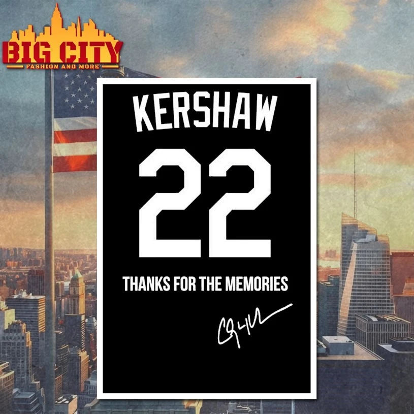 Dodgers Clayton Kershaw Thanks for the Memories 2025 signature Shirt