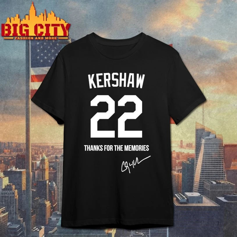 Dodgers Clayton Kershaw Thanks for the Memories 2025 signature Shirt
