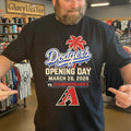 Dodgers Opening Day 2026 Los Angeles vs Diamondbacks Season Opener Game Day Shirt