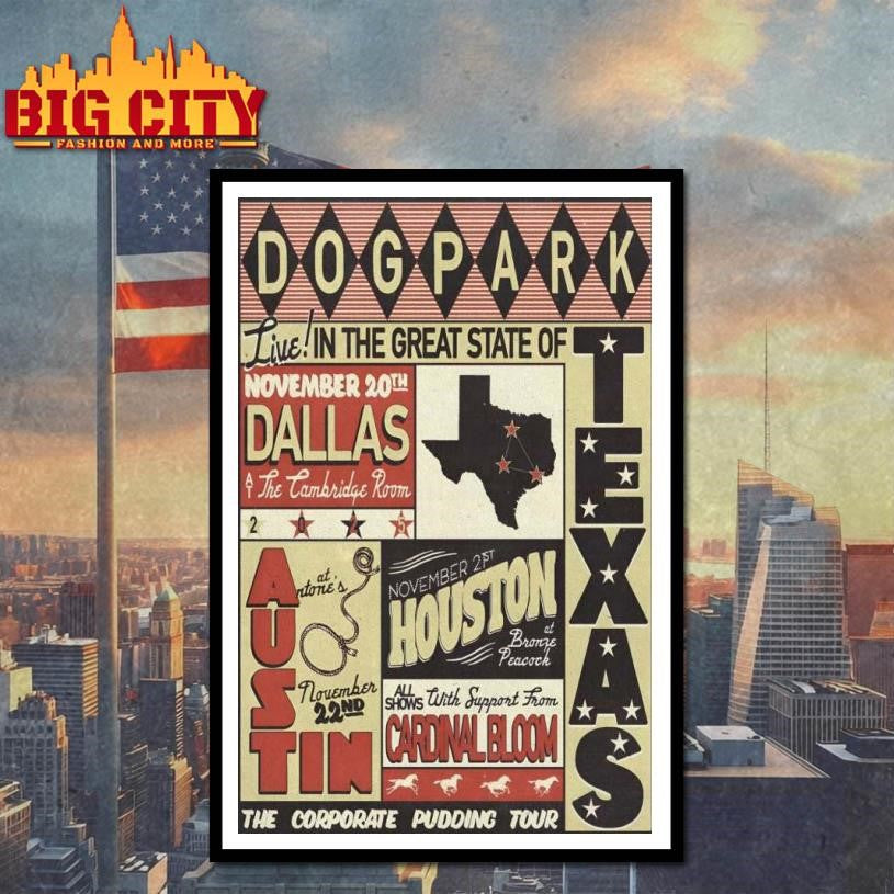 Dogpark At House Of Blues Dallas On Nov 20 2025 Poster Shirt