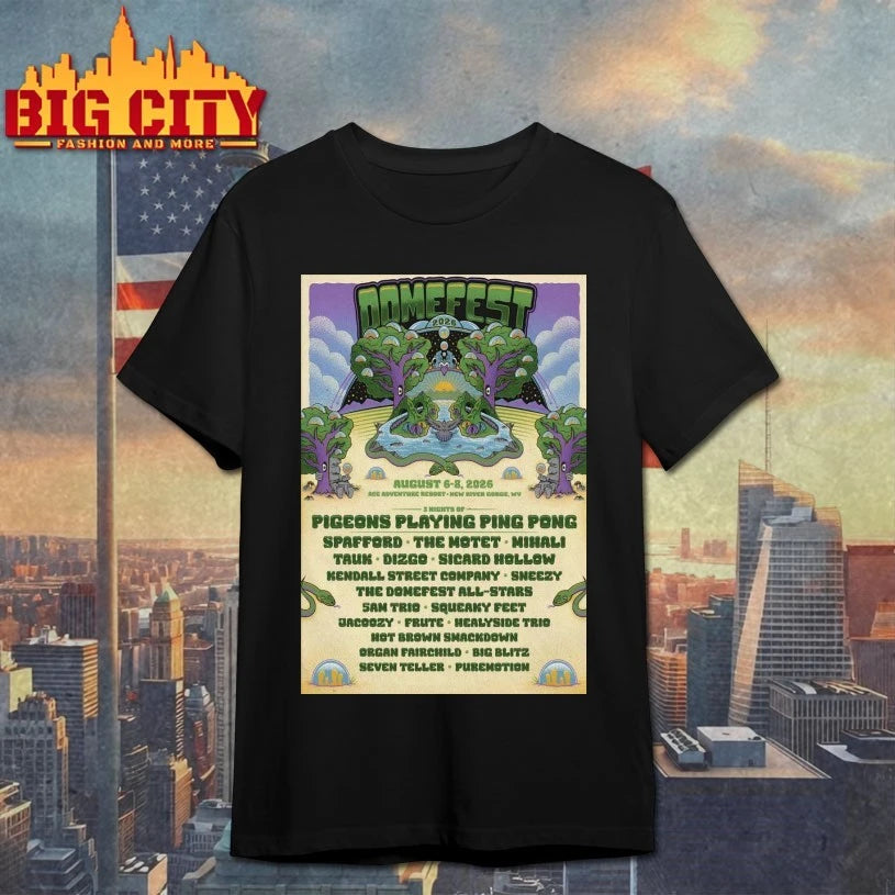 Domefest Aug 6-8 2026 In New Gorge WV Poster T-shirt
