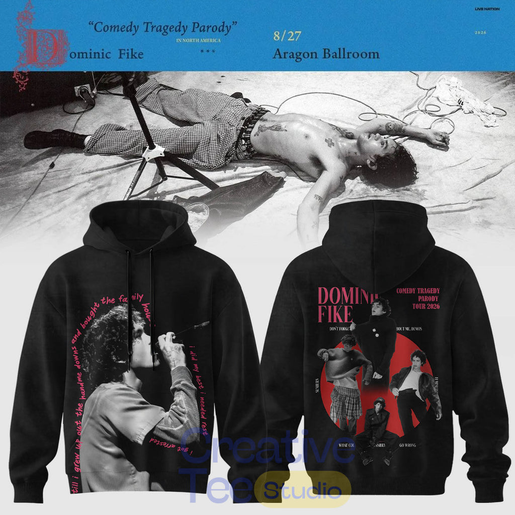 Dominic Fike Comedy Tragedy Parody Tour 2026 Special Hoodie