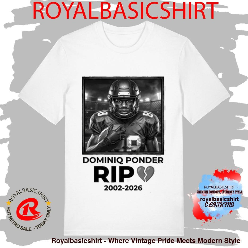Dominiq Ponder RIP 2002 2026 T-Shirt
