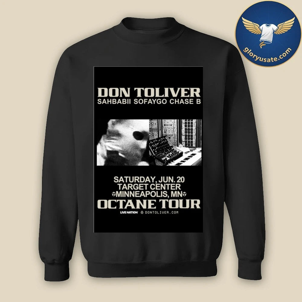 Don Toliver June 20 2026 Target Center Minneapolis, MN Tour Poster Shirt