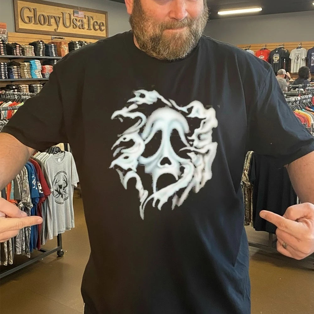 Don Toliver x Scream x Cactus Jack Airbrush Ghostface T-Shirt