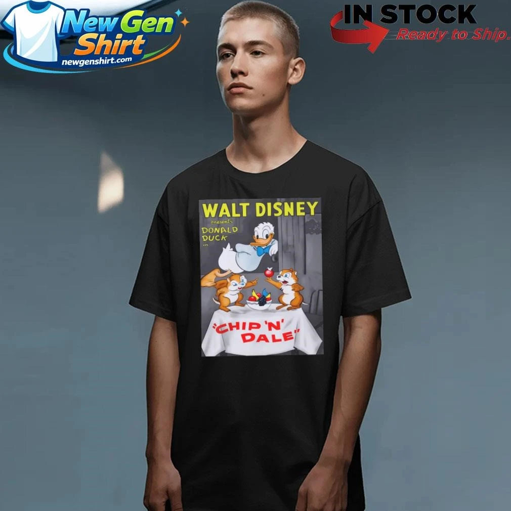 Donald Duck In Chip N Dale Shirt