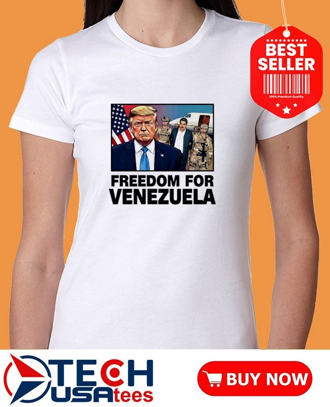 Donald Trump 2026 Operation Absolute Resolve Freedom for Venezuela shirt