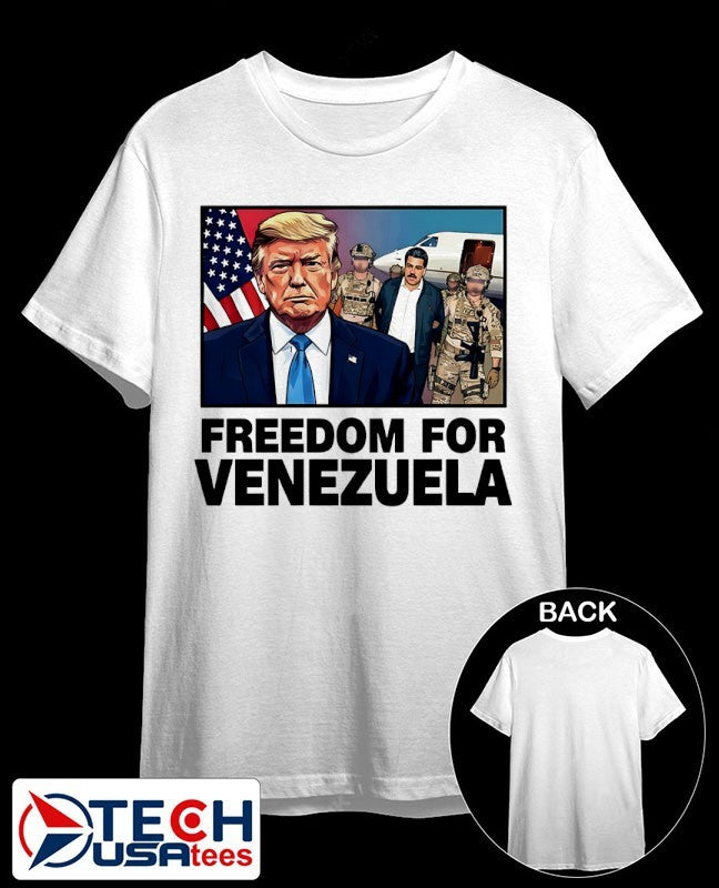 Donald Trump 2026 Operation Absolute Resolve Freedom for Venezuela shirt