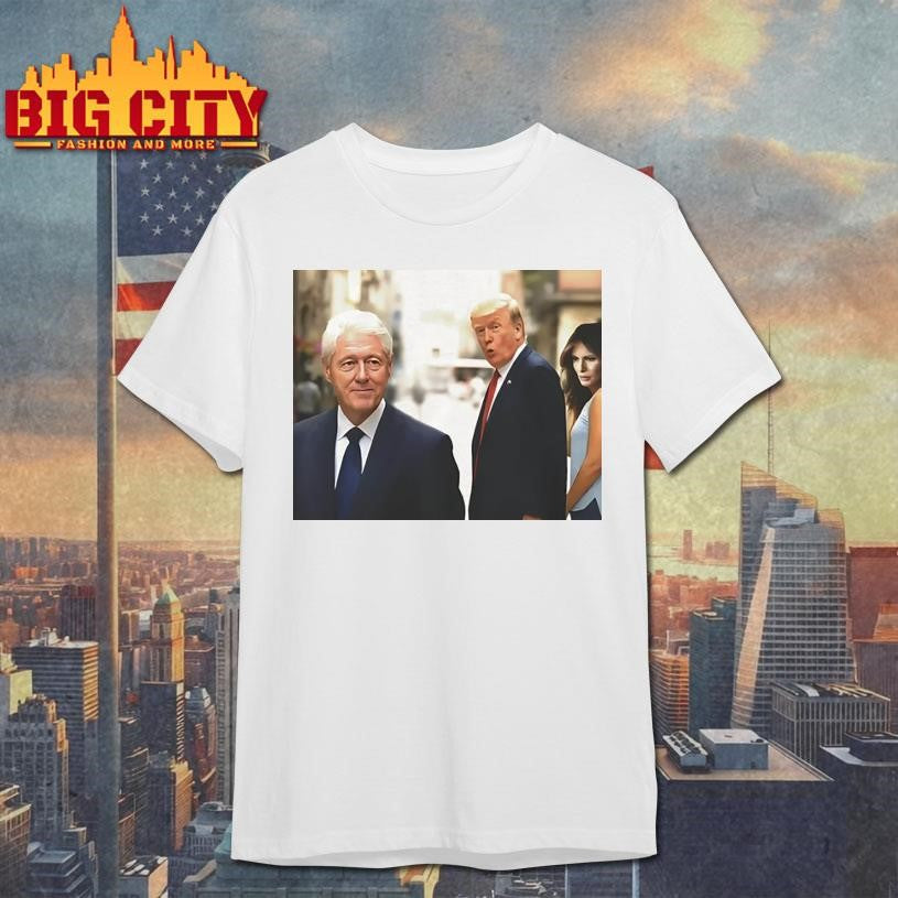Donald Trump And Bill Clinton Bubba Distracted Boyfriend Meme Shirt