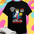 Donald Trump Forget Trafficked School Girls Bomb Iranian Ones 165 Girls Dead I Want You For Operation Epstein Fury Shirts