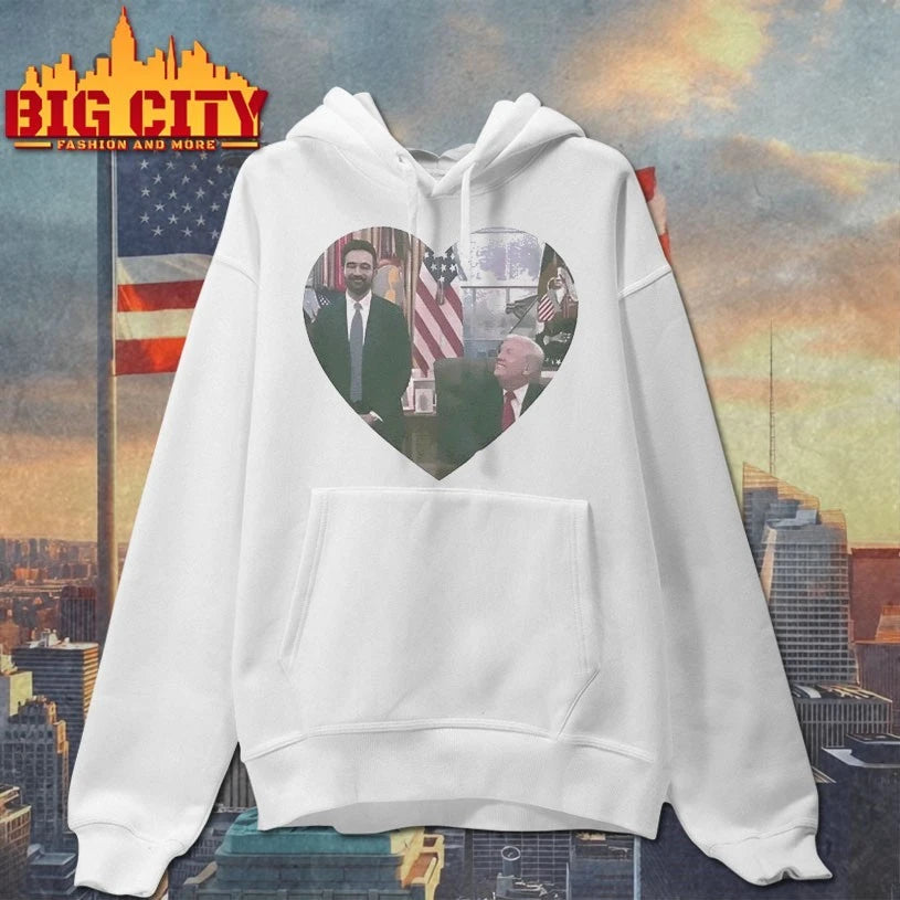 Donald Trump Likes Zohran Mamdani heart Shirt