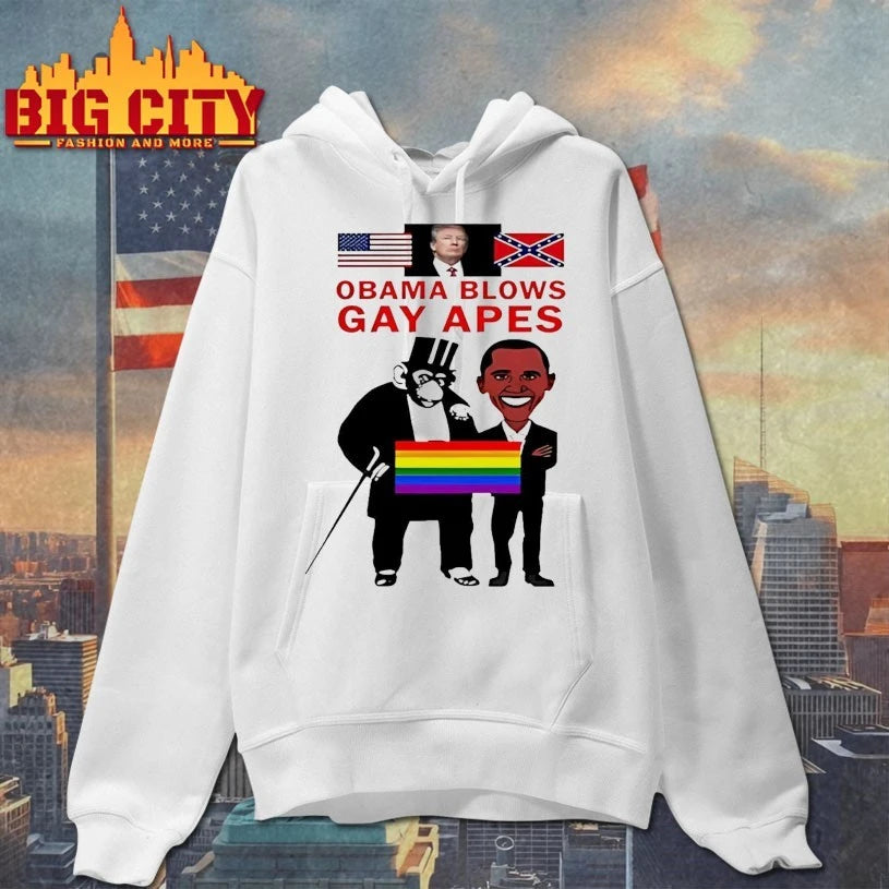 Donald Trump Obama Blows Gay Apes shirt