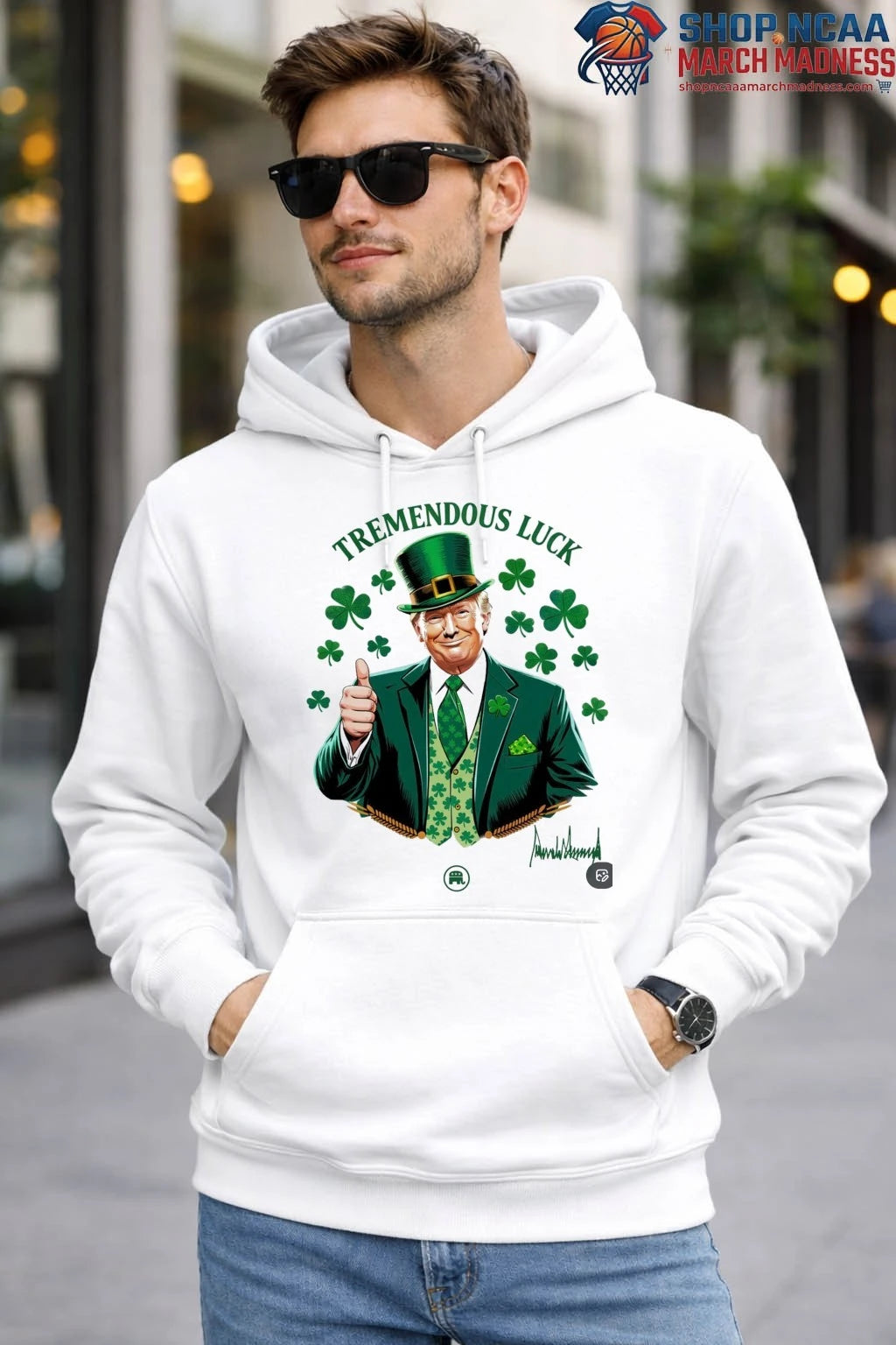 Donald Trump Tremendous Luck St Patrick’s Day 2026 Shirt
