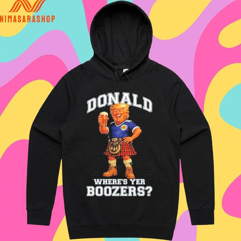 Donald Trump Where’s Yer Boozers Scotland World Cup 2026 Shirts