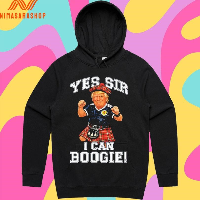 Donald Trump Yes Sir I Can Boogie Scotland World Cup 2026 Shirts
