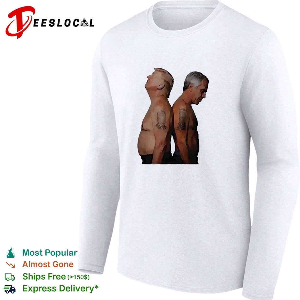 Donald Trump and Jeffrey Epstein Parental Advisory Explicit Content funny shirt