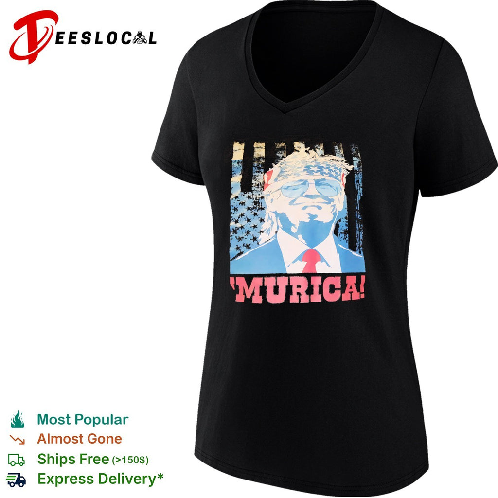 Donald Trump flag bandana Murica shirt