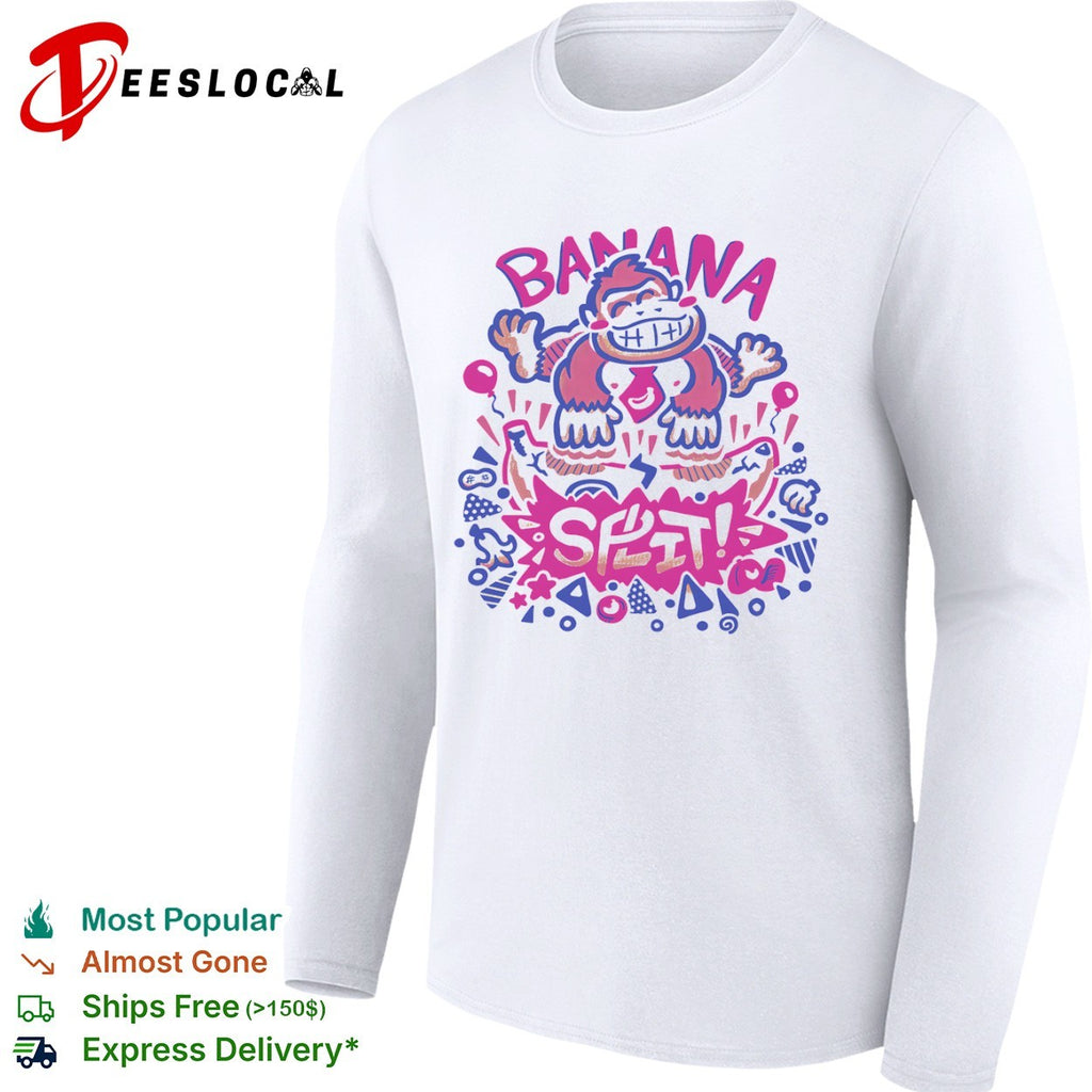 Donkey Kong Nintendo Banana Split Pop Culture shirt