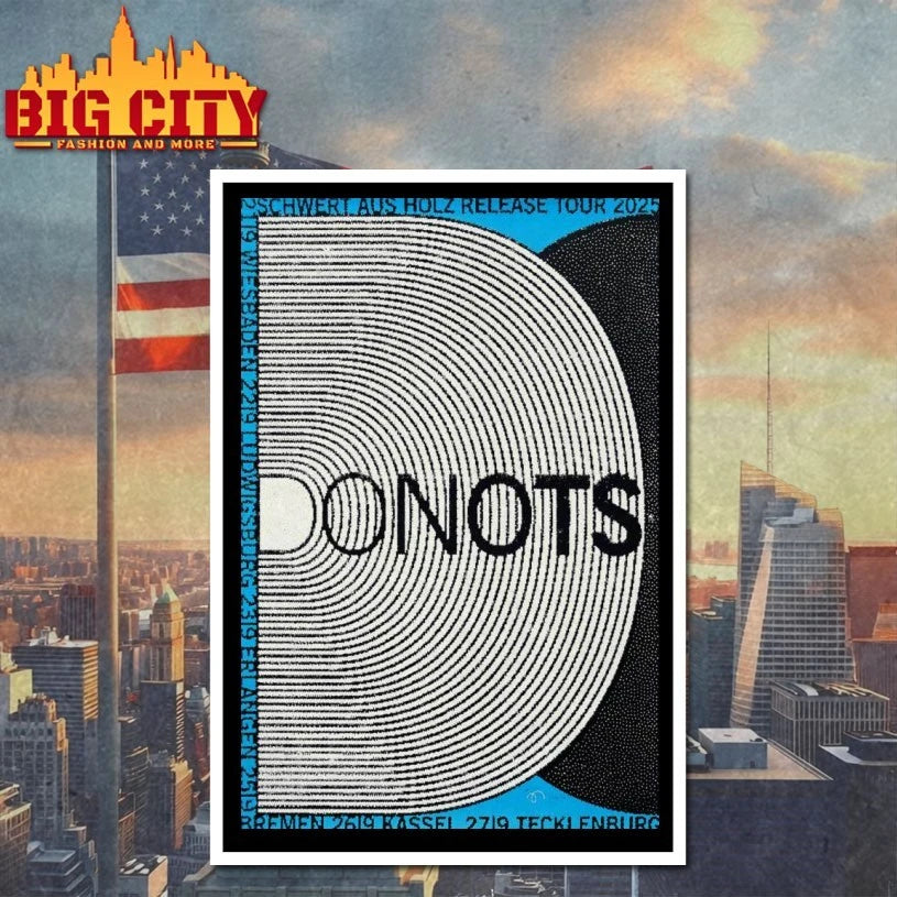 Donots 2025 Tour Australia Poster Shirt