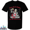 Don’t Sit At Tables You Were Meant To Flip Crusade Holy Grail Blood Knife T-shirts